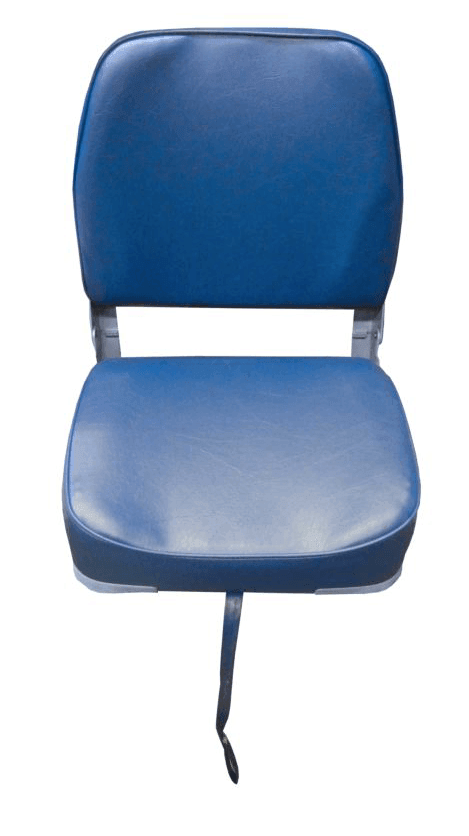Classic Low Back Folding Seat (S/S 316 fittings)-Navy - 4Boats