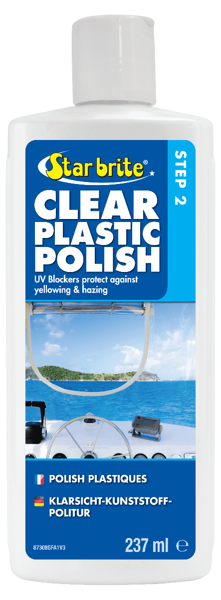 Clear Plastic Polish 237ml (Step 2) - 4Boats