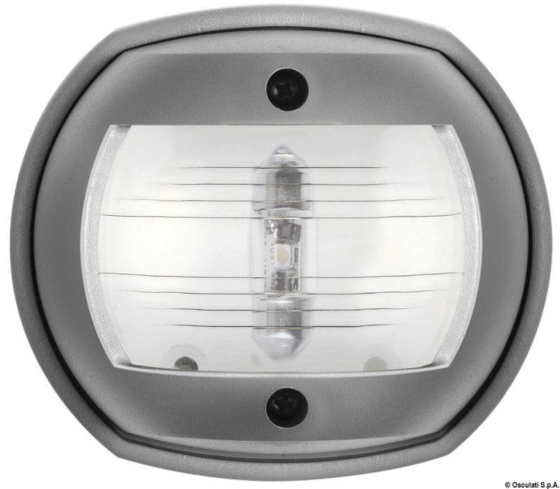 Compact 12 LED Navigation Lights-135° stern-Grey RAL 7042 - 4Boats
