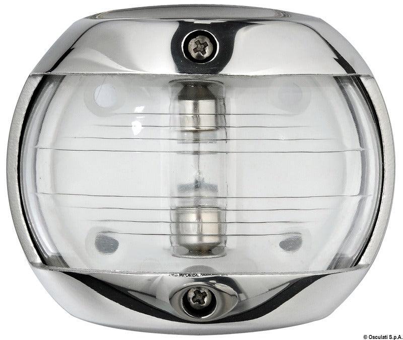 Compact 12 Navigation Lights Made of Mirror-Polished AISI316 Stainless Steel-225° bow - 4Boats
