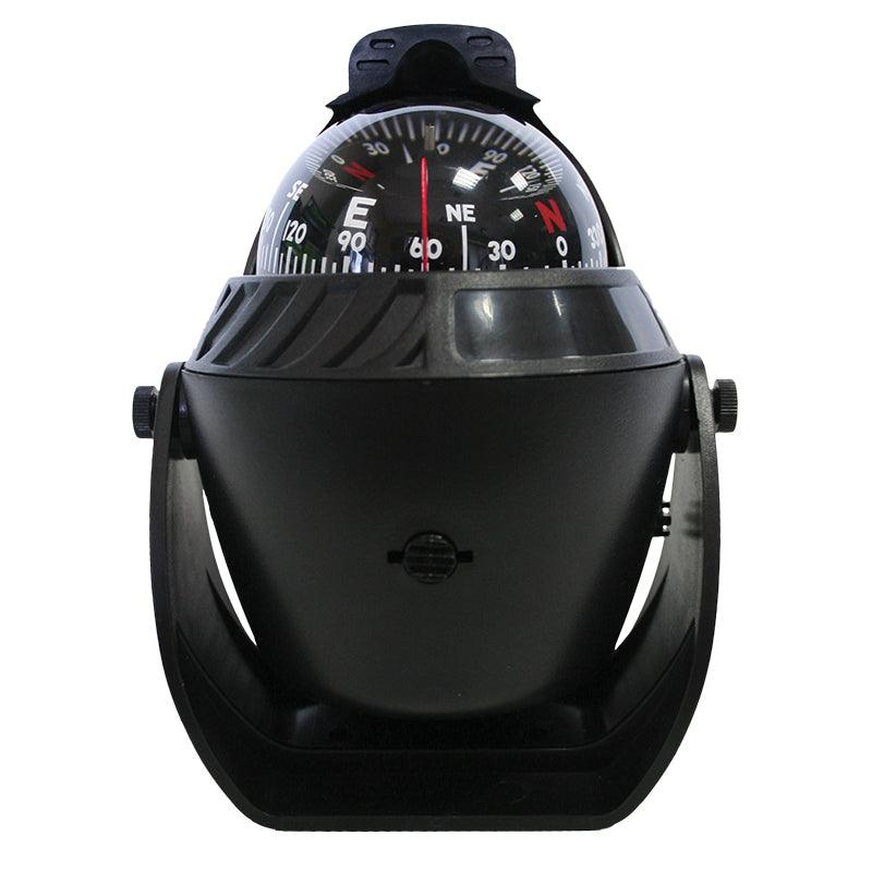 Compass with LED Light,102x94x137mm,Black - 4Boats