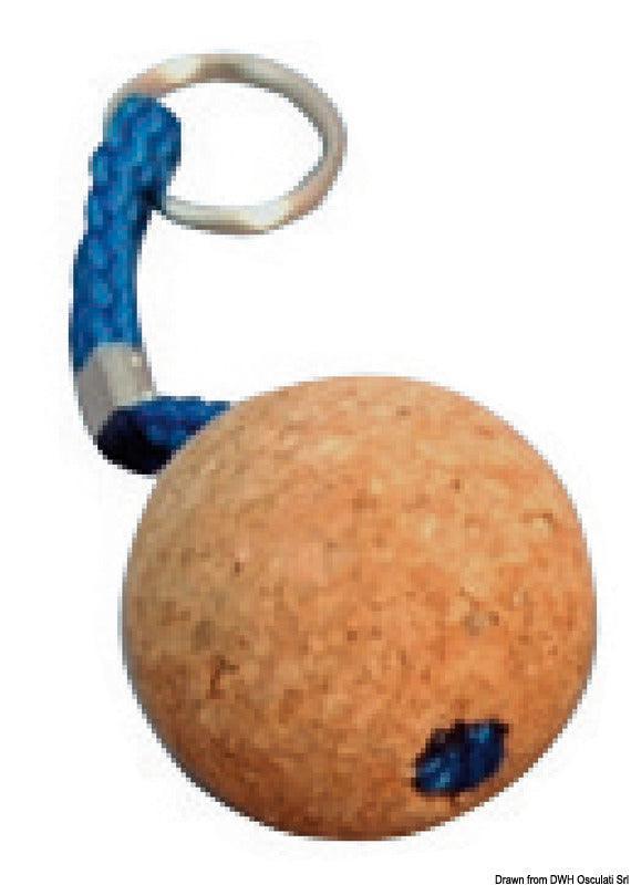 Cork Floating Key Ring-Ball Ø 50 - 4Boats
