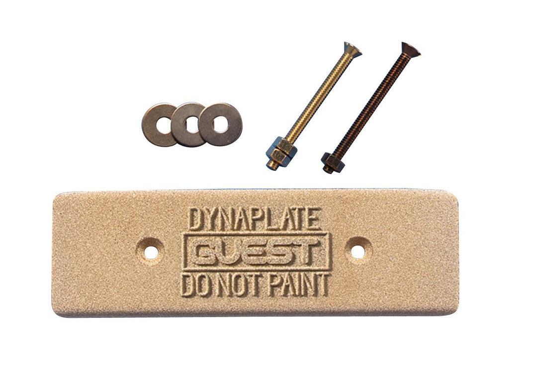 D-8 Dynaplate, 8" x 2-1/2" x 1/2" - 4Boats