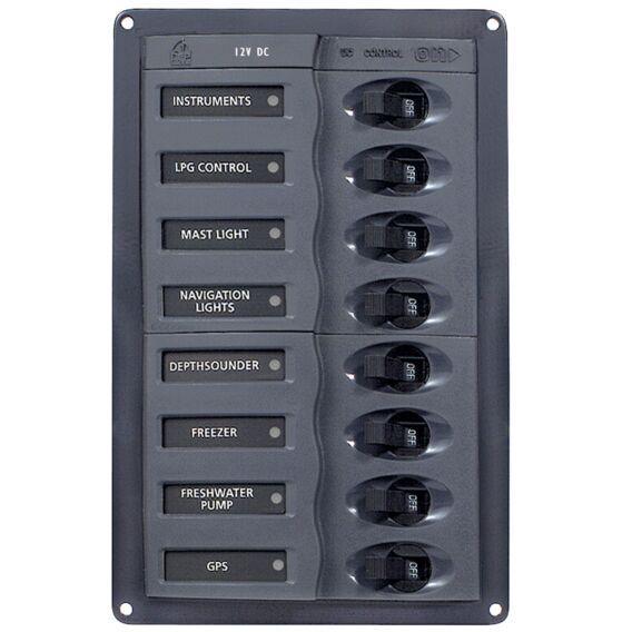 DC Panel - 8-Way - Vertical - 4Boats