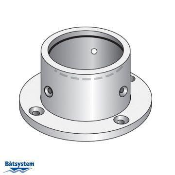 Deck Mount Fitting for Radar Pole - 4Boats
