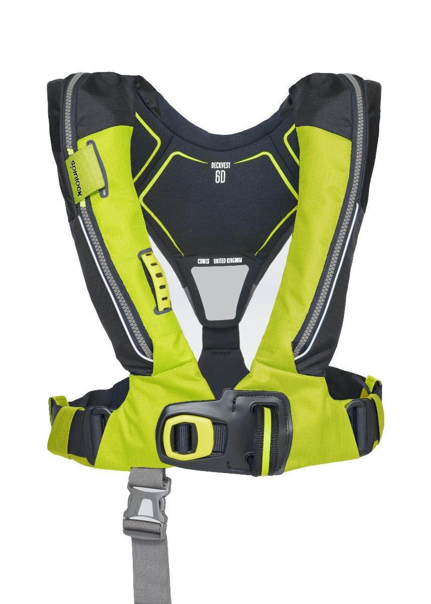 Deckvest 6D-170N-Included-Citrus &amp; Black - 4Boats