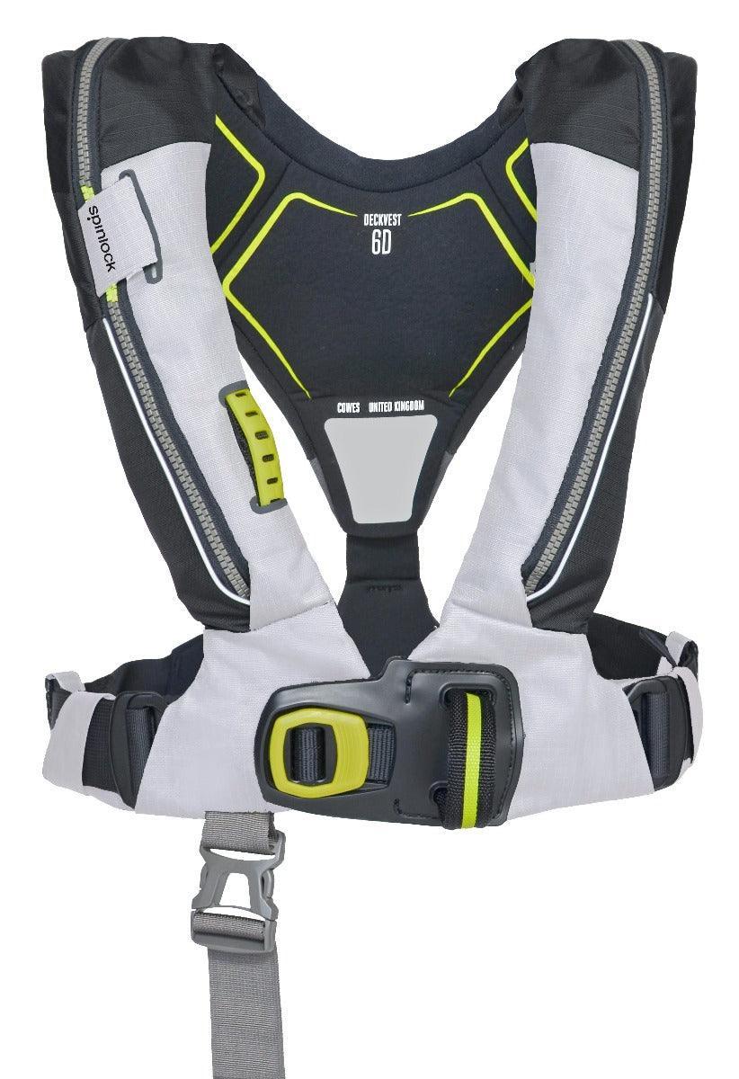 Deckvest 6D-170N-Not Included-Tropic White &amp; Black - 4Boats