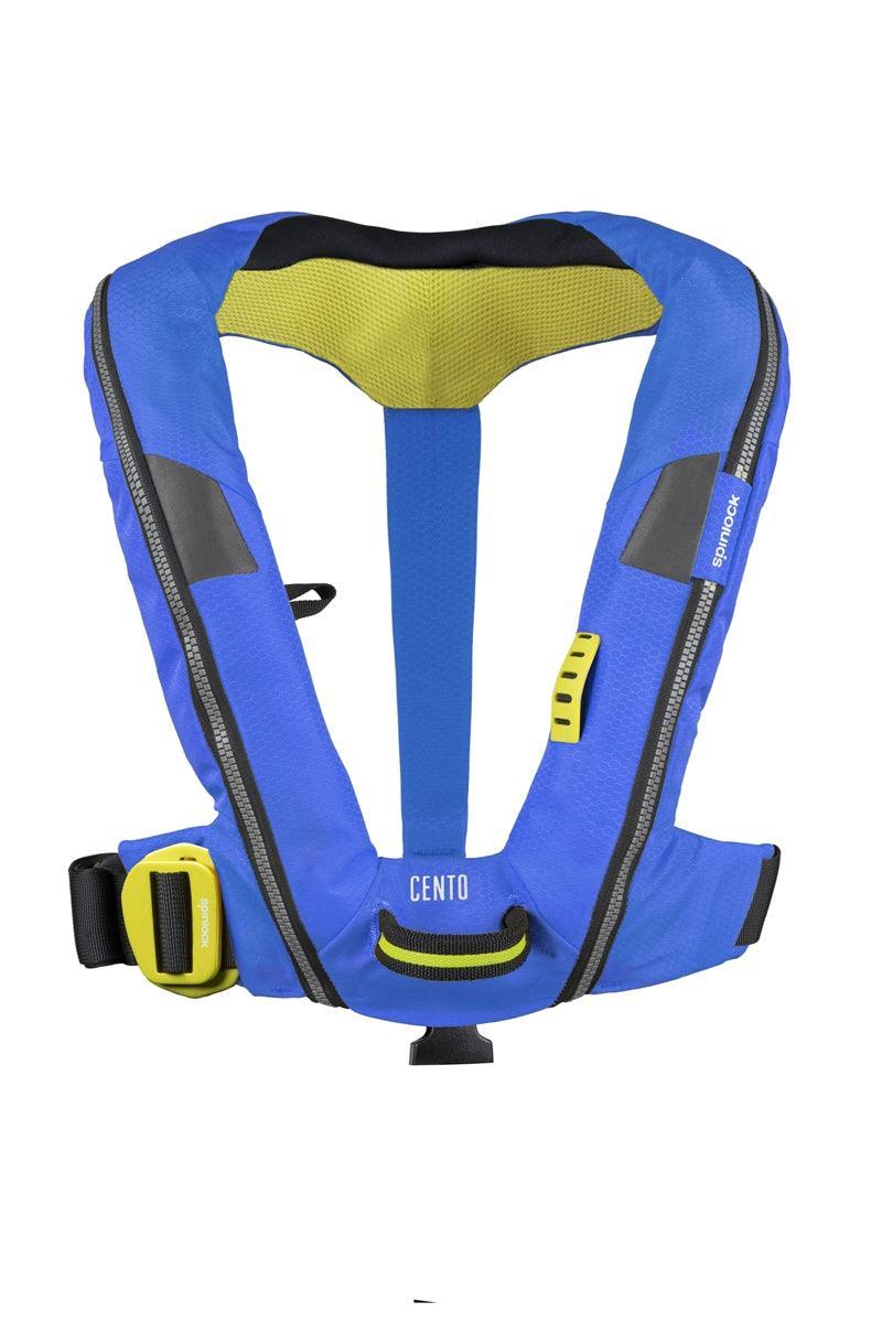 Deckvest Cento 100N Junior Harness Lifejacket-Pacific Blue - 4Boats