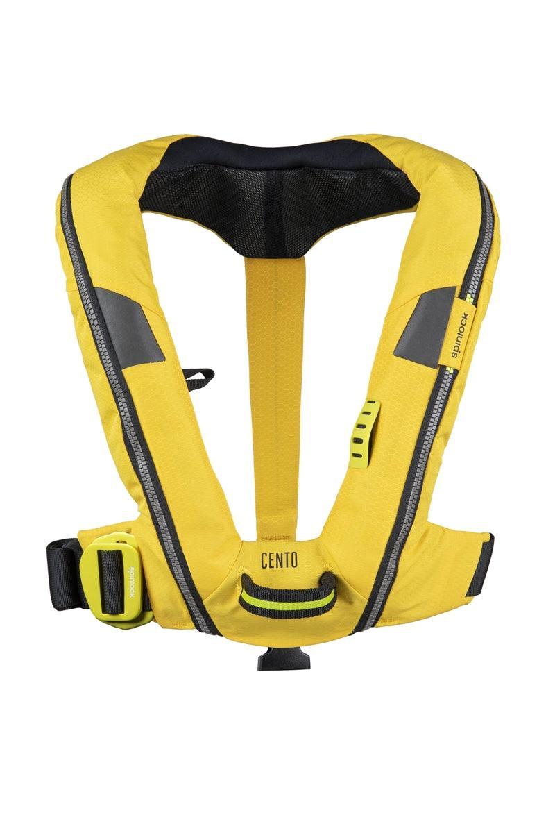 Deckvest Cento Junior 100N Harness Lifejacket-Sun Yellow - 4Boats