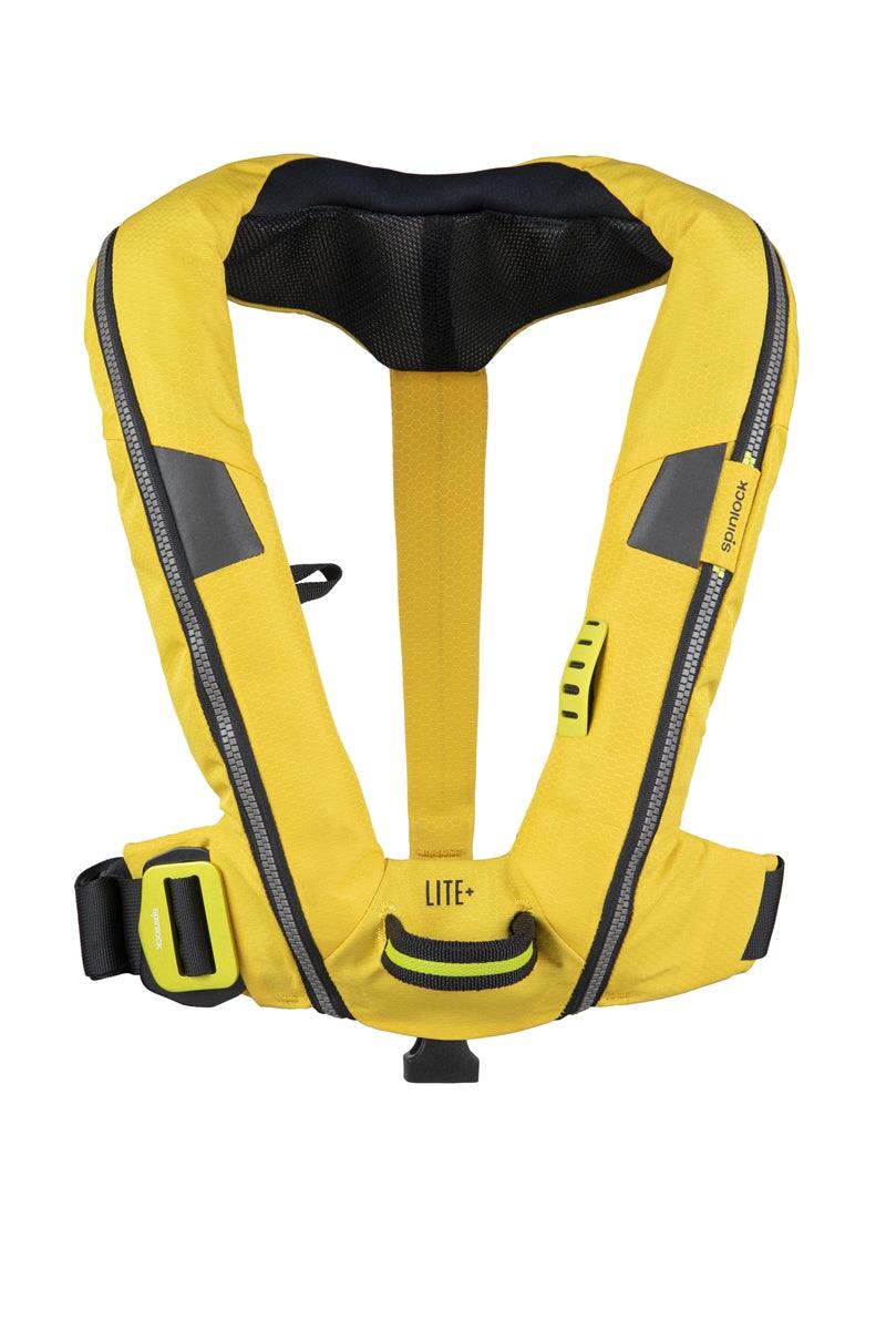 Deckvest Lite+ Ultra-Lightweight Lifejacket-Sun Yellow-170N buoyancy - 4Boats