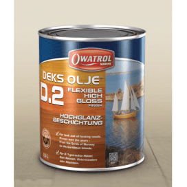 Deks Olje D2 High Gloss Finish Coat (1lt) - 4Boats