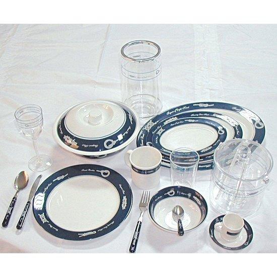 Dinner plate set ''Exclusive'', 6 pcs - 4Boats