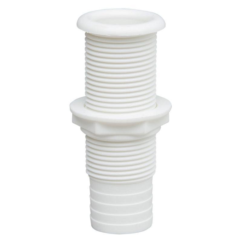 Drain socket with hose connection H100 mm-White - 4Boats