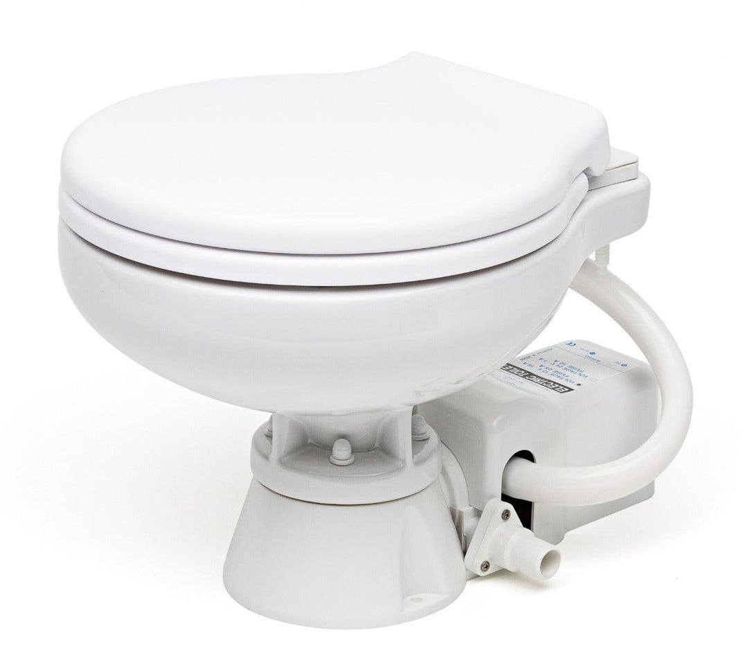 Electric Toilet Compact 12v - Soft Close Seat - 4Boats