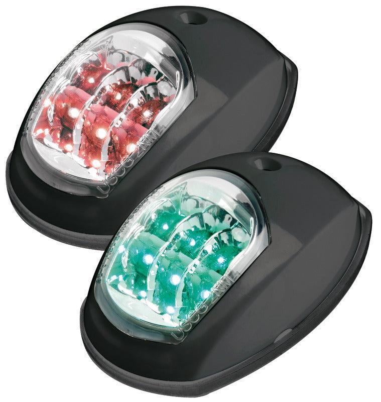 Evoled Navigation Lights Black ABS Left + Right - 4Boats