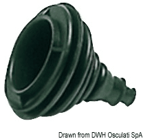 Fairlead bellow, black rubber (x1) - 4Boats