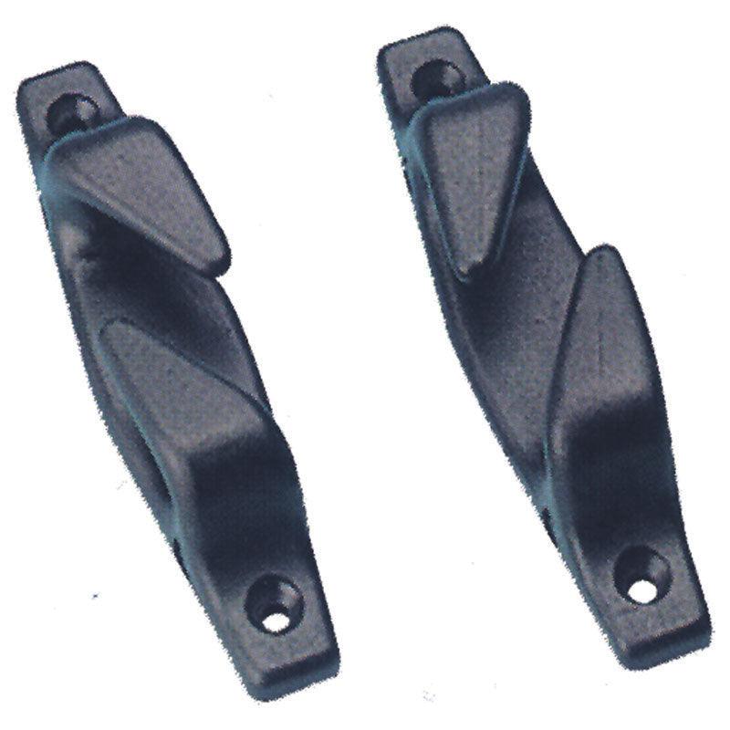 Fairlead Handed Polyamide, Pair L+R, 110x20mm, Black - 4Boats