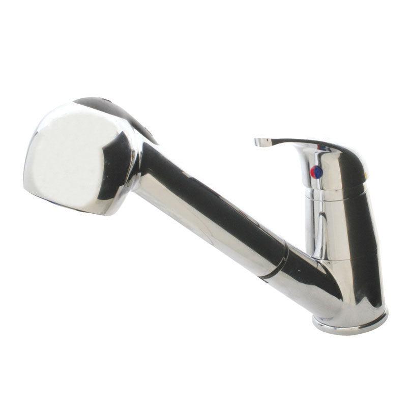 Faucet w/ Adjust. Flow Sprayer & Pull-Out Shower Tube 150cm - 4Boats