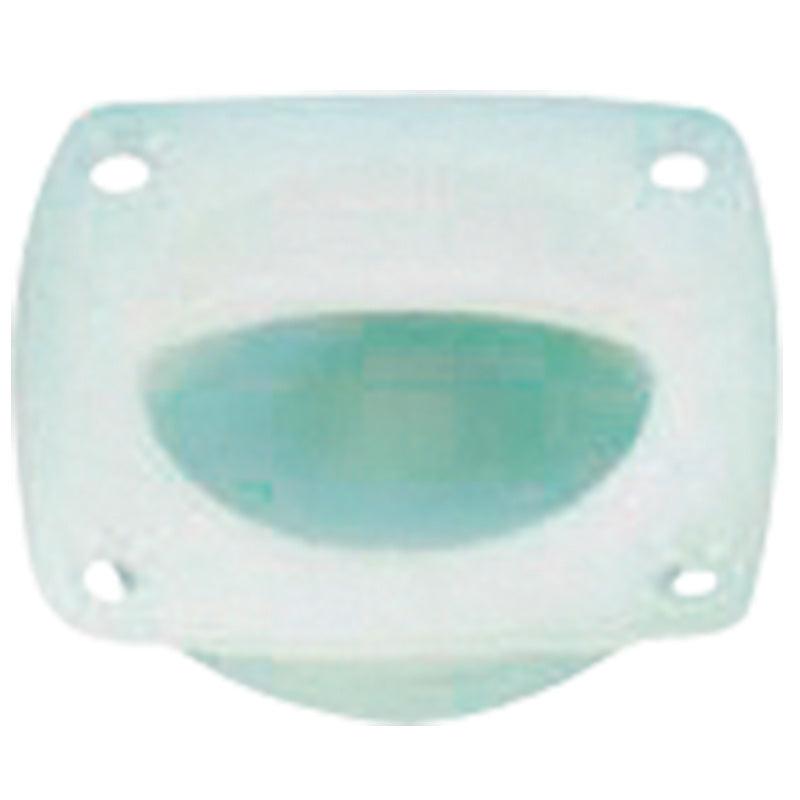 Finger Flush Pull, ?44mm, 57x57mm, Plastic, White - 4Boats