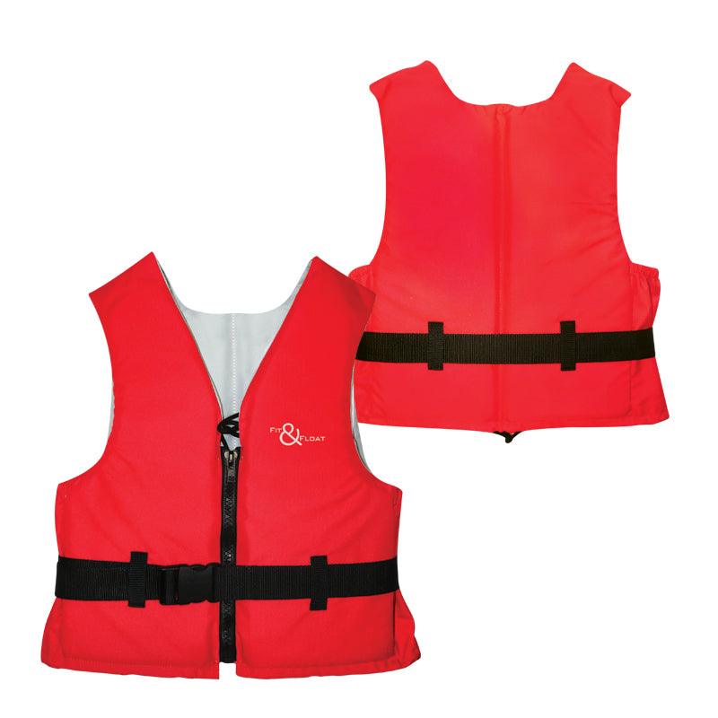 Fit & Float Buoyancy Aid, 50N, ISO, Adult, 50-70kg, Red - 4Boats