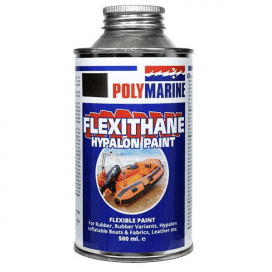 Flexithane Hypalon Paint - 500ml Black - 4Boats