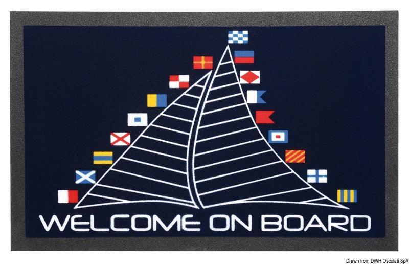 Format Antiskid Doormat 50 x 80 cm Flags - 4Boats