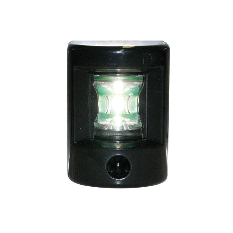 FOS LED 12 Stern Light 135ø, Side mounted, with black housing - 4Boats