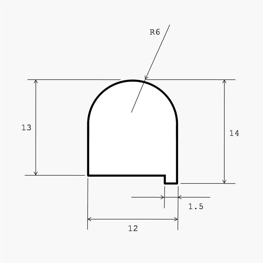 Gasket for Cristal + Opal Hatch "12.12" - 4Boats