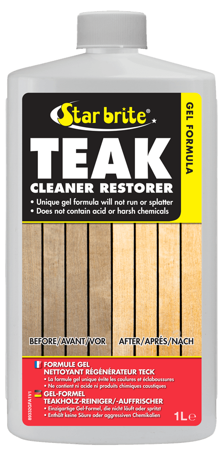 Gel Formula Teak Cleaner/Restorer 1ltr - 4Boats