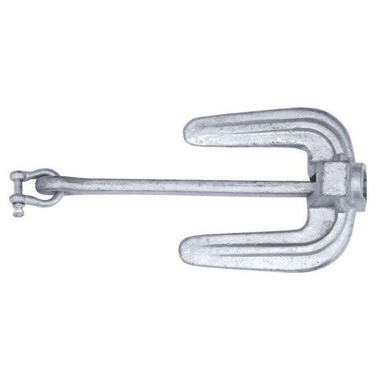 Hall Type C Anchor, 6kg, hot dipped galvanized - 4Boats