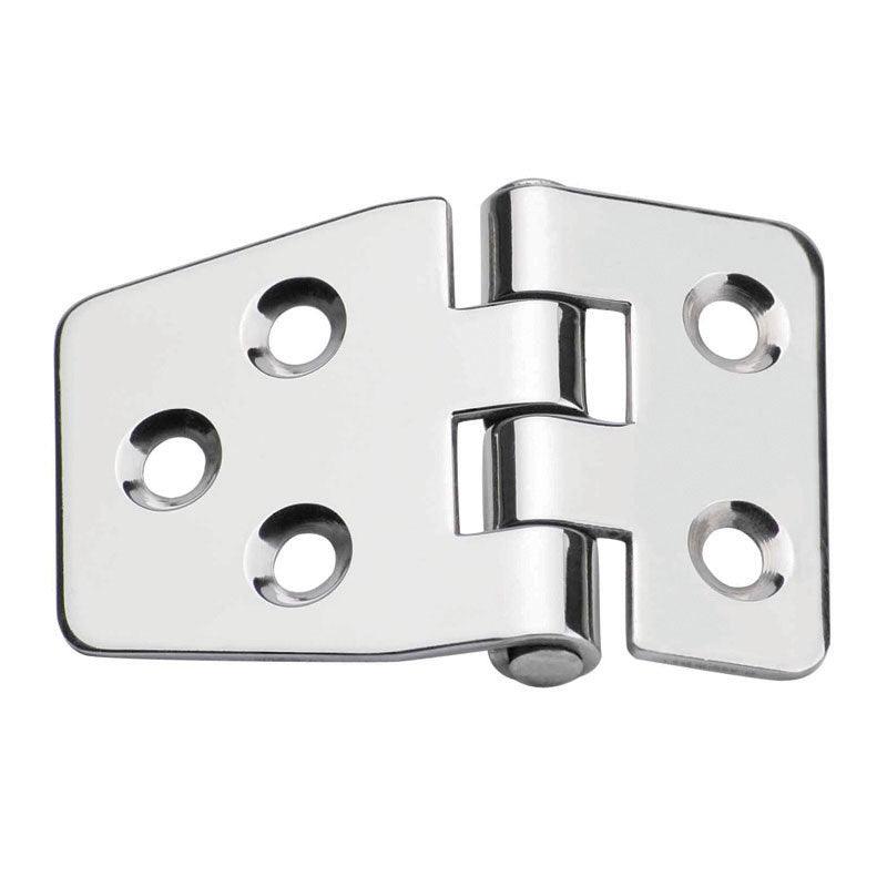 Hinge, Reversed, Inox 316, L59,5mm, W40mm, Thickness 2mm - 4Boats