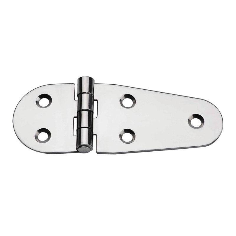 Hinge, Right, Inox 316, L108mm, W40mm, Thickness 2mm - 4Boats