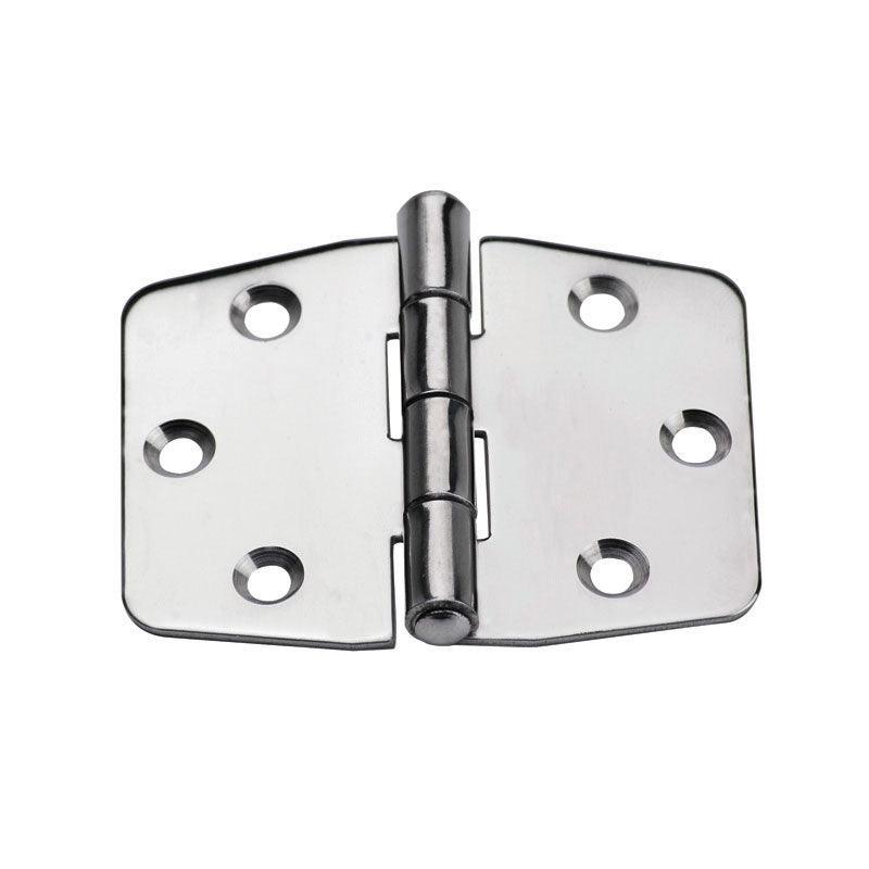 Hinge, Right, Inox 316, L77mm, W40mm, Thickness 2mm - 4Boats