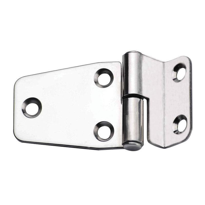 Hinge, Right w/angle, Inox 316, L66mm, W40mm, Thickness 2mm - 4Boats