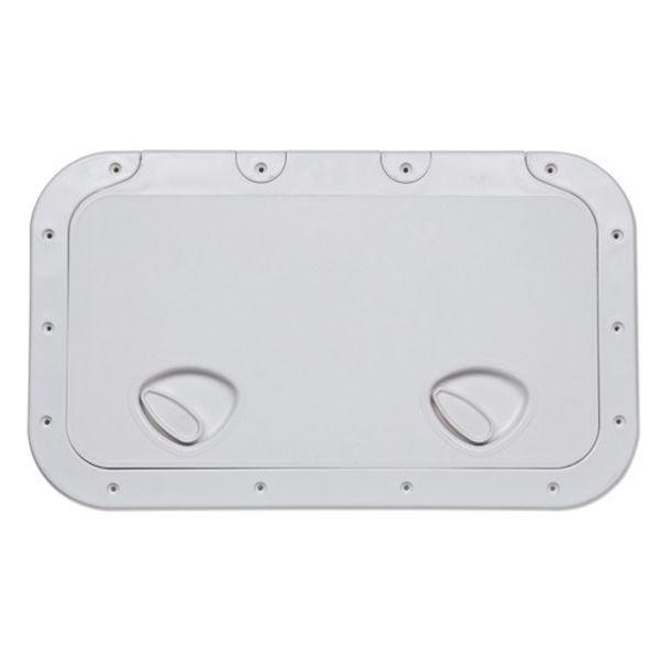 Hinged Inspection Hatch White 600 x 355mm - 4Boats