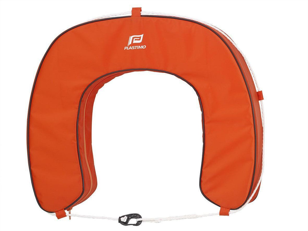 Horseshoe Buoy with Removable Cover-Orange-Buoy only - 4Boats