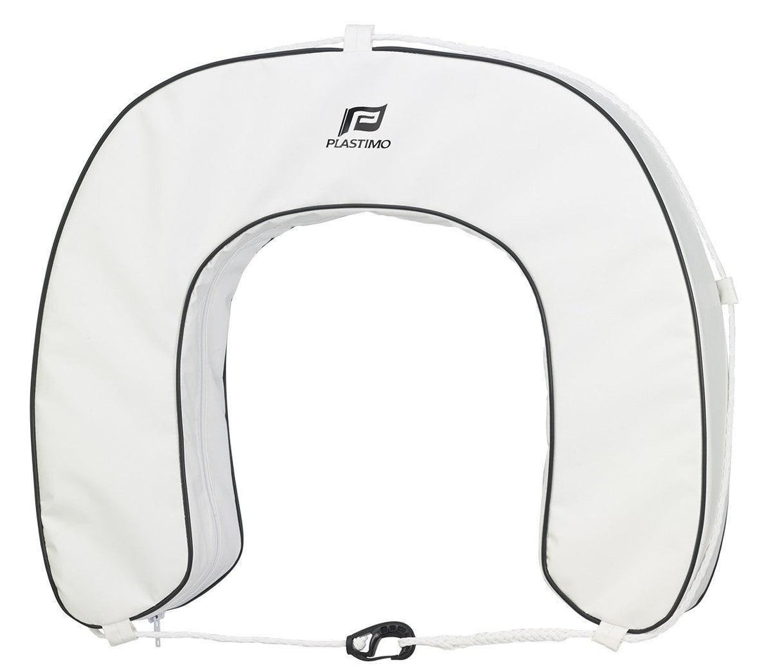 Horseshoe Buoy with Removable Cover-White-Buoy only - 4Boats