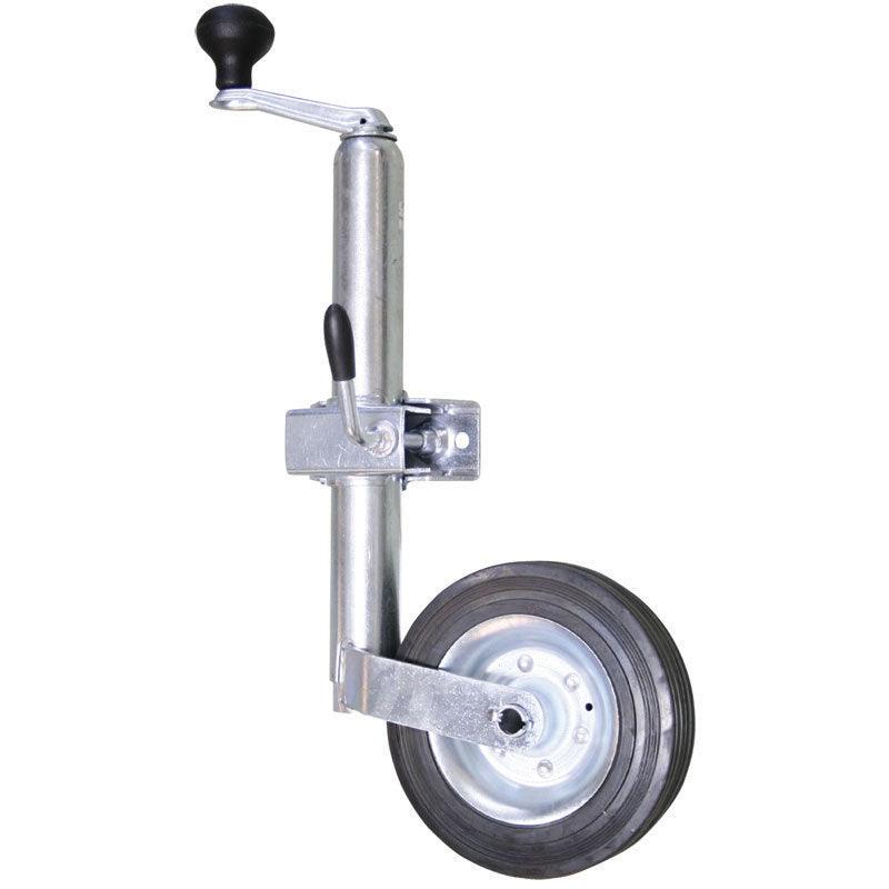 Jockey Wheel, 360Kgs, min height 500mm, max height 720mm, wheel 200x50mm - 4Boats