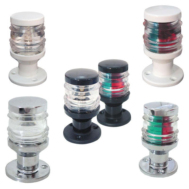 JUNIOR 7 All-round Light, Tri-colour 360ø, with black housing - 4Boats