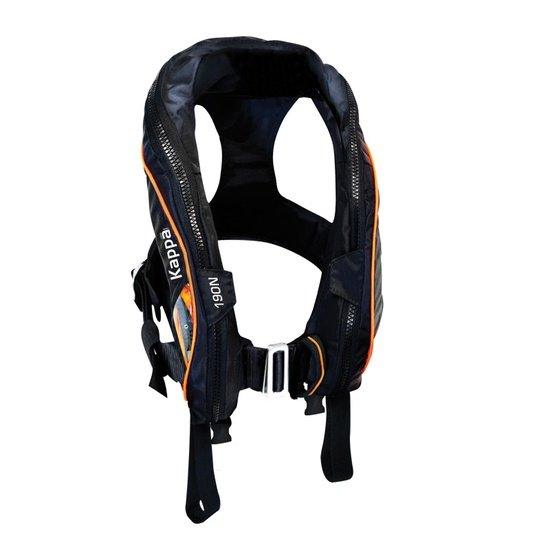 Kappa Infl.Lifejacket, Auto, 180N, LALIZAS JS1, w/Double Crotch & Harness, ISO, Adult - 4Boats