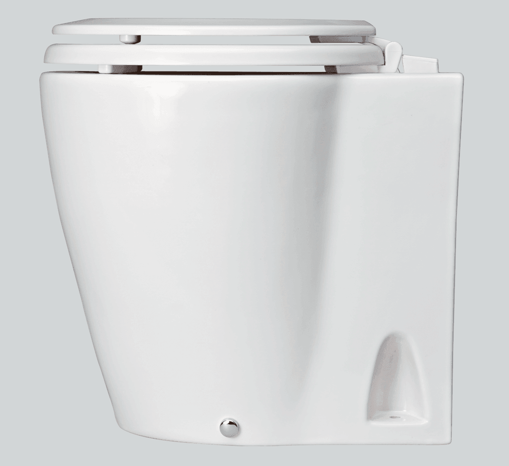 Laguna Electric Toilet 12v - Soft Close Seat - 4Boats