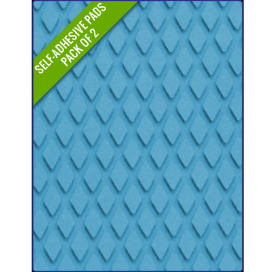 LIGHT BLUE - Original Step Pads DiamondPattern 275x135x3/2mm - 4Boats