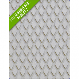 LIGHT GREY - Original Step Pads Diamond Pattern 550x135x3/2mm - 4Boats