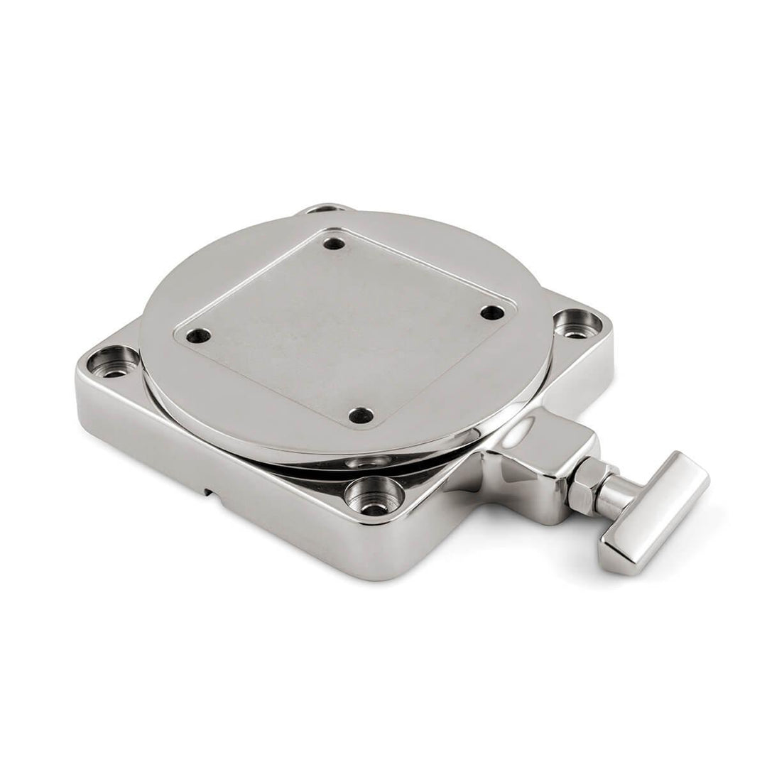 Low Profile Swivel Base, Stainless Steel - 4Boats