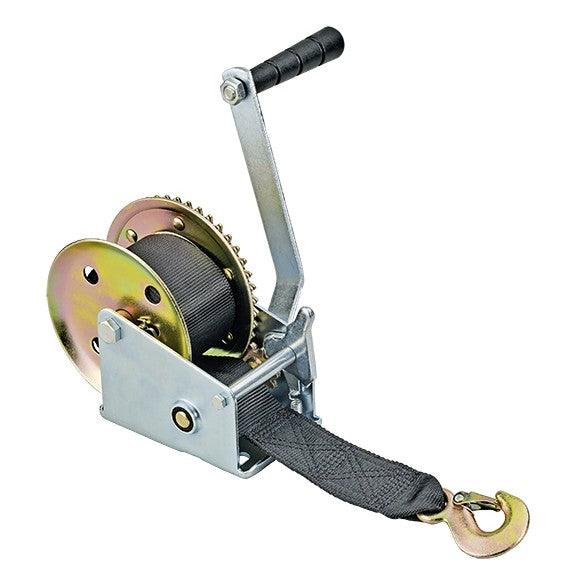 Manual Trailer Winches + Webbing Strap-450 kg Safe working load - 4Boats