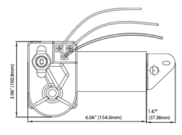 Marinco AFI MRV Wiper Motor 12 or 24V - 4Boats