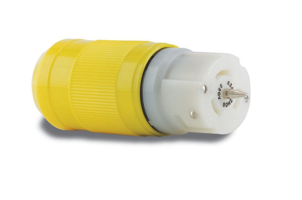 Marinco Connector 63A 230V 3W Locking Export - 4Boats
