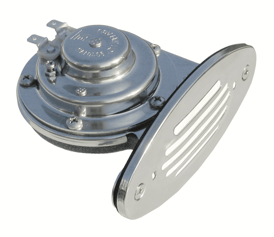 Mini Drop-In Horn c/w SS Grill - Low Pitch - 4Boats
