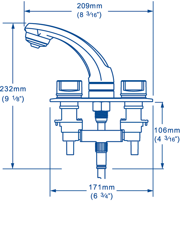 Mixer Combo (White) 1/2 - 4Boats