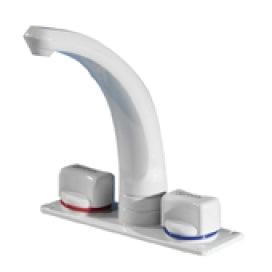 Mixer Tap Long Outlet White - 4Boats